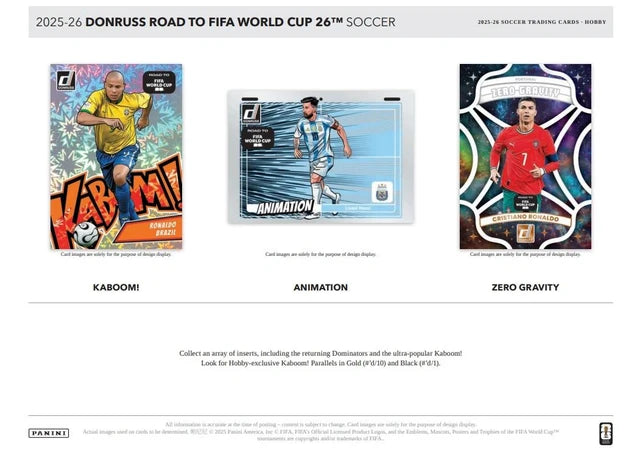 2025/26 Panini Donruss Road To FIFA World Cup Soccer Hobby Box