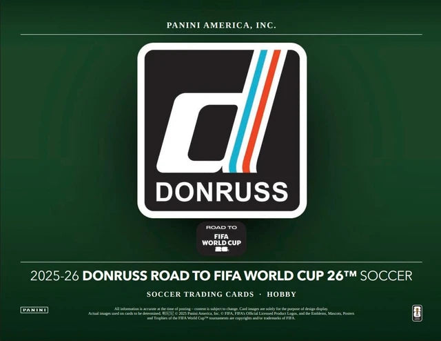 2025/26 Panini Donruss Road To FIFA World Cup Soccer Hobby Box