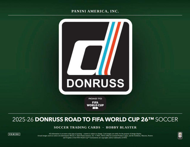 2025-26 Panini Donruss Road to FIFA World Cup Soccer Hobby Blaster Box