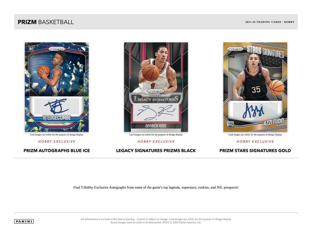 2025-26 Panini Prizm Basketball Hobby Box