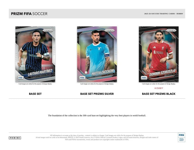 2025-26 Panini Prizm FIFA Soccer Hobby Box