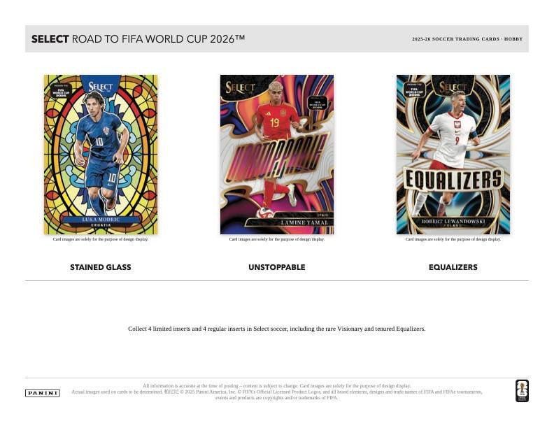 2025-26 Panini Select Road To FIFA World Cup 2026 Soccer Hobby Box