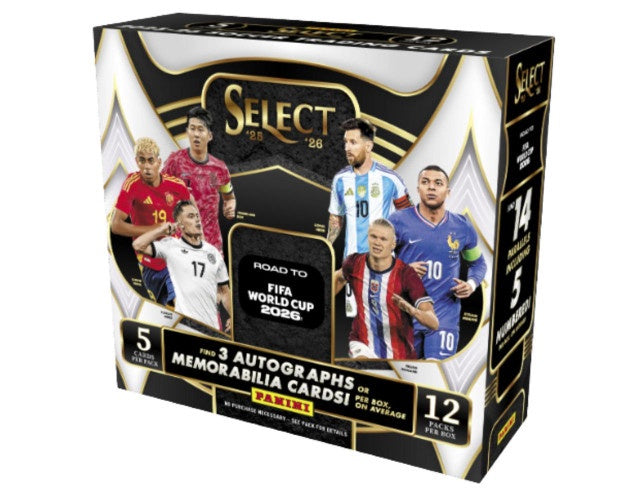 2025-26 Panini Select Road To FIFA World Cup 2026 Soccer Hobby Box