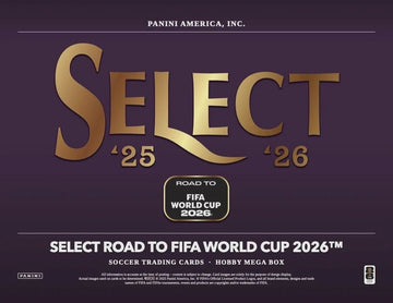 2025-26 Panini Select Road to FIFA World Cup Soccer Hobby Mega Box