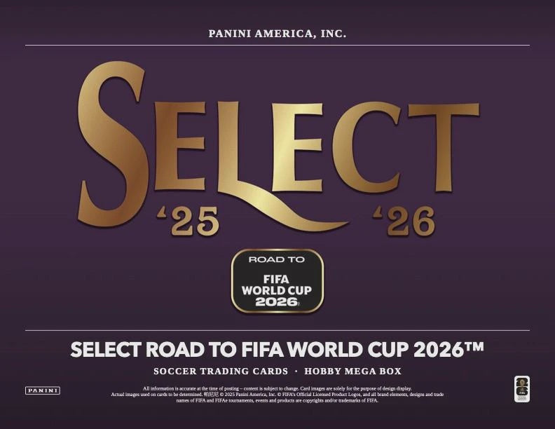 2025-26 Panini Select Road to FIFA World Cup Soccer Hobby Mega Box