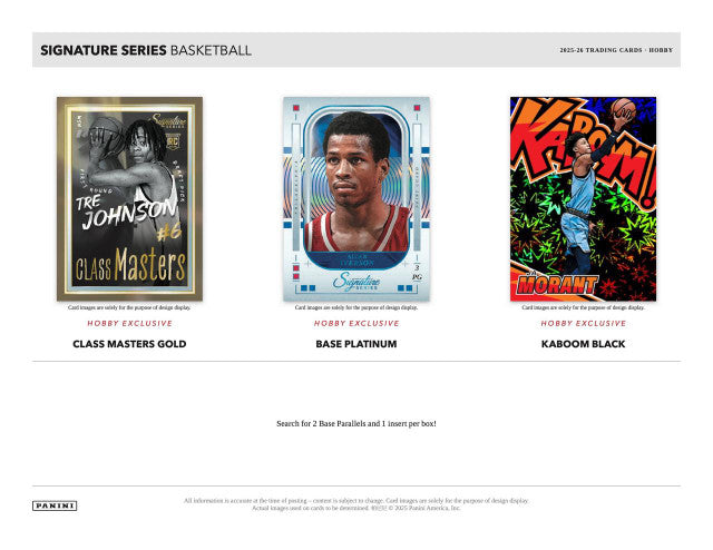 2025-26 Panini Signature Series Basketball Hobby Box