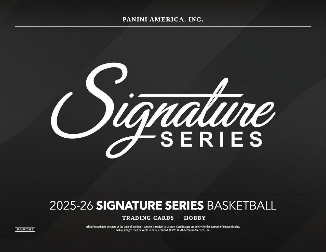 2025-26 Panini Signature Series Basketball Hobby Box