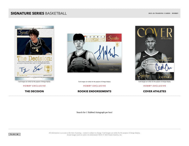 2025-26 Panini Signature Series Basketball Hobby Box