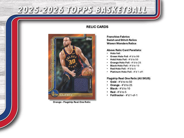 2025/26 Topps Basketball Blaster Box