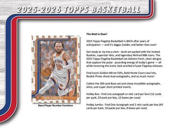 2025/26 Topps Basketball Jumbo Hobby Case (8)