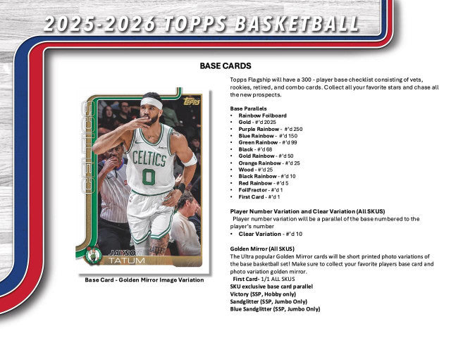 2025/26 Topps Basketball Jumbo Hobby Box