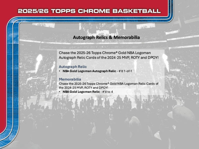 2025/26 Topps Chrome Basketball Blaster Box