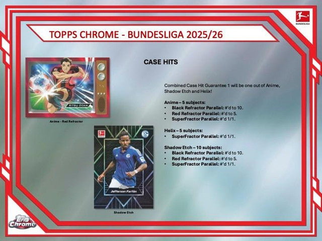 2025/26 Topps Chrome Bundesliga Soccer Hobby Box