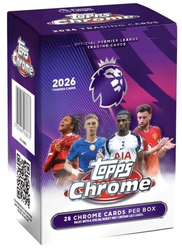2026 Topps Chrome Premier League EPL Soccer Blaster Box