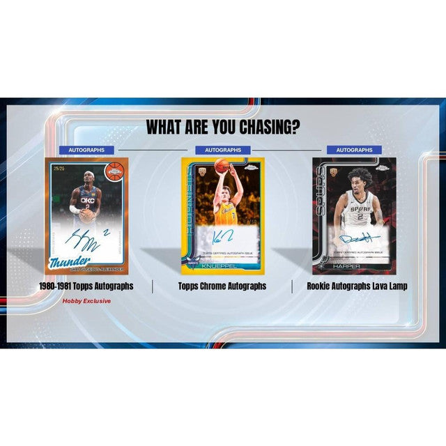 2025-26 Topps Chrome Update Series Basketball Blaster Box