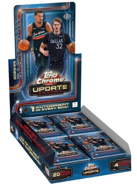 2025-26 Topps Chrome Update Series Basketball Hobby Box