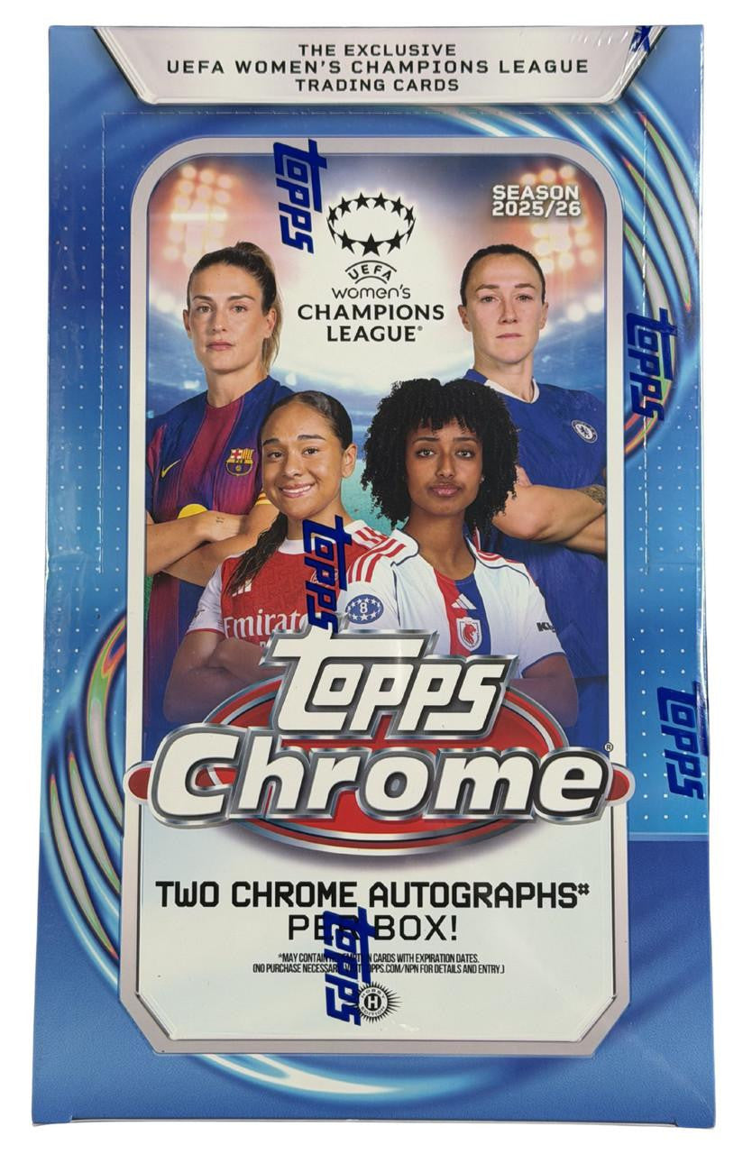 2025-26 Topps Chrome Women's UEFA Champions League Soccer Hobby Box