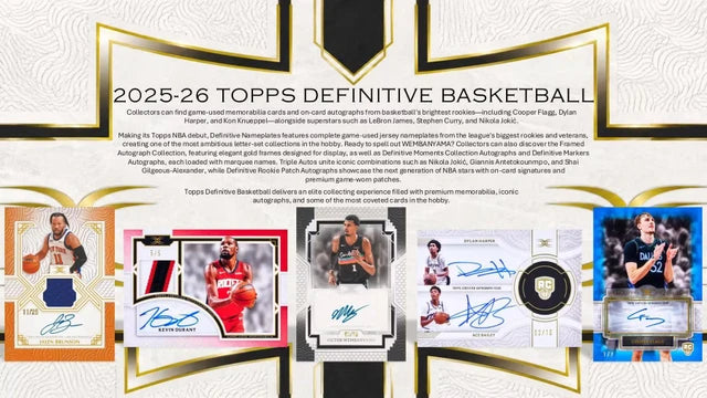 2025-26 Topps Definitive Collection Basketball Hobby Case (2)