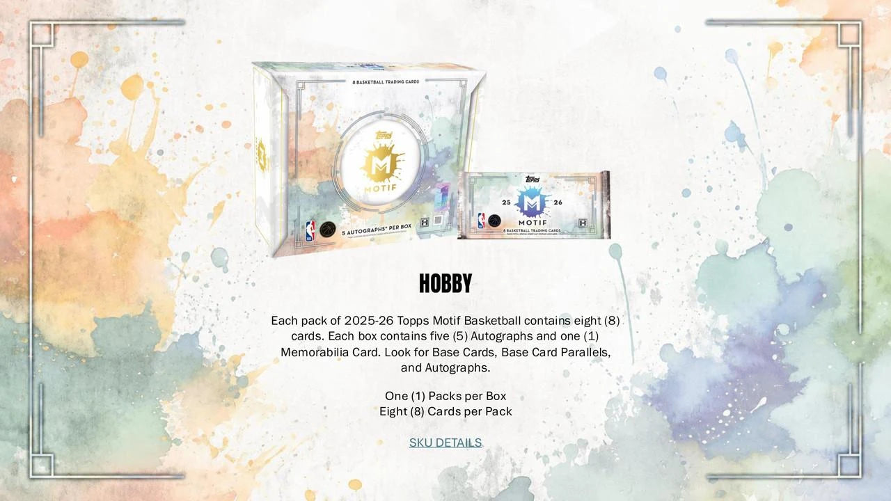 2025-26 Topps Motif Basketball Hobby Case (3)