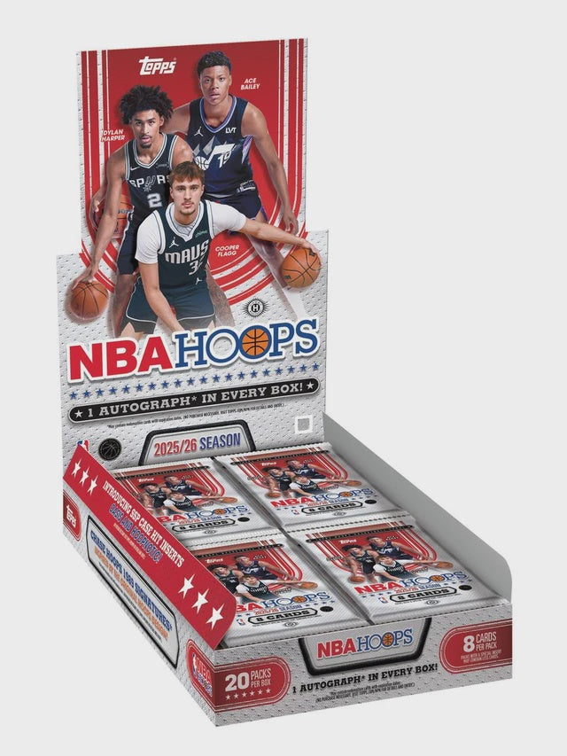 2025-26 Topps NBA Hoops Basketball Hobby Box