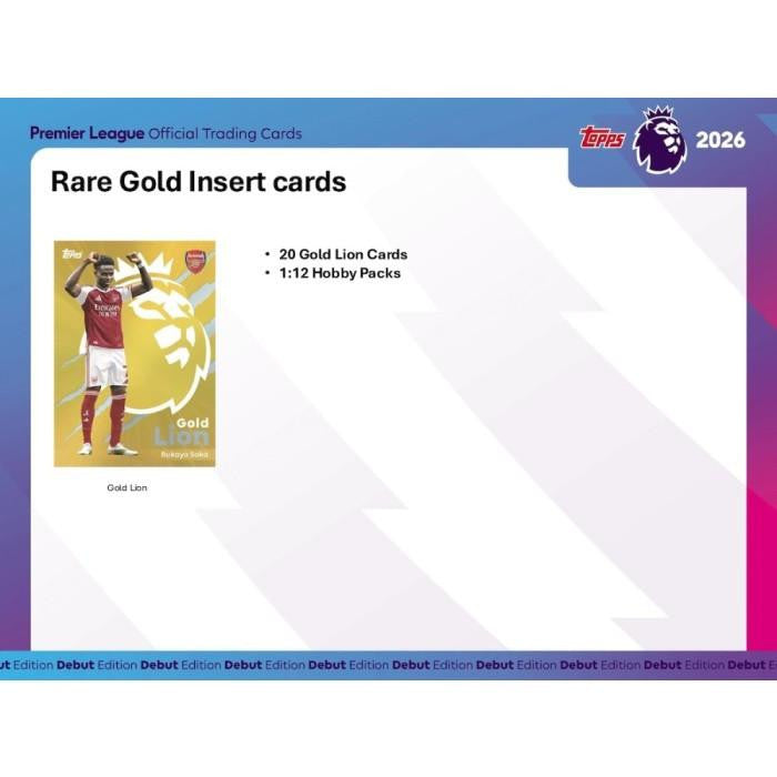 2026 Topps Chrome Premier League EPL Soccer Blaster Box