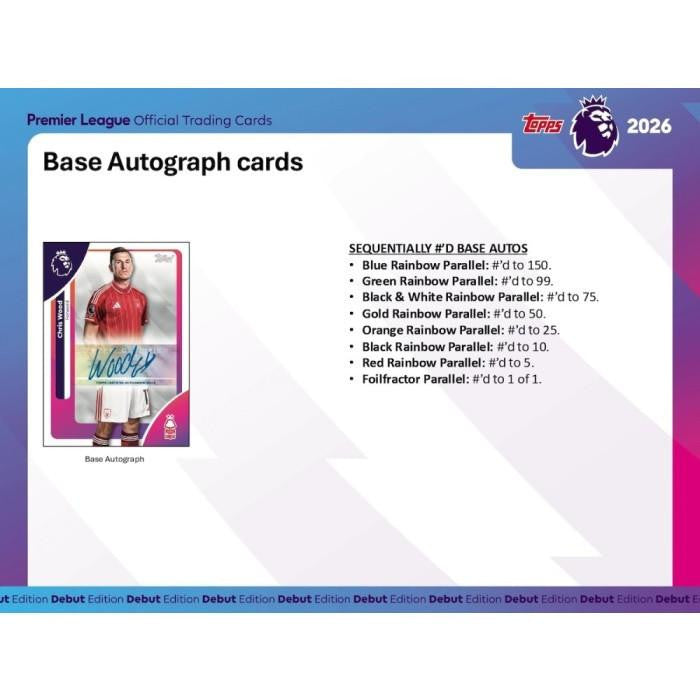 2026 Topps Chrome Premier League EPL Soccer Blaster Box