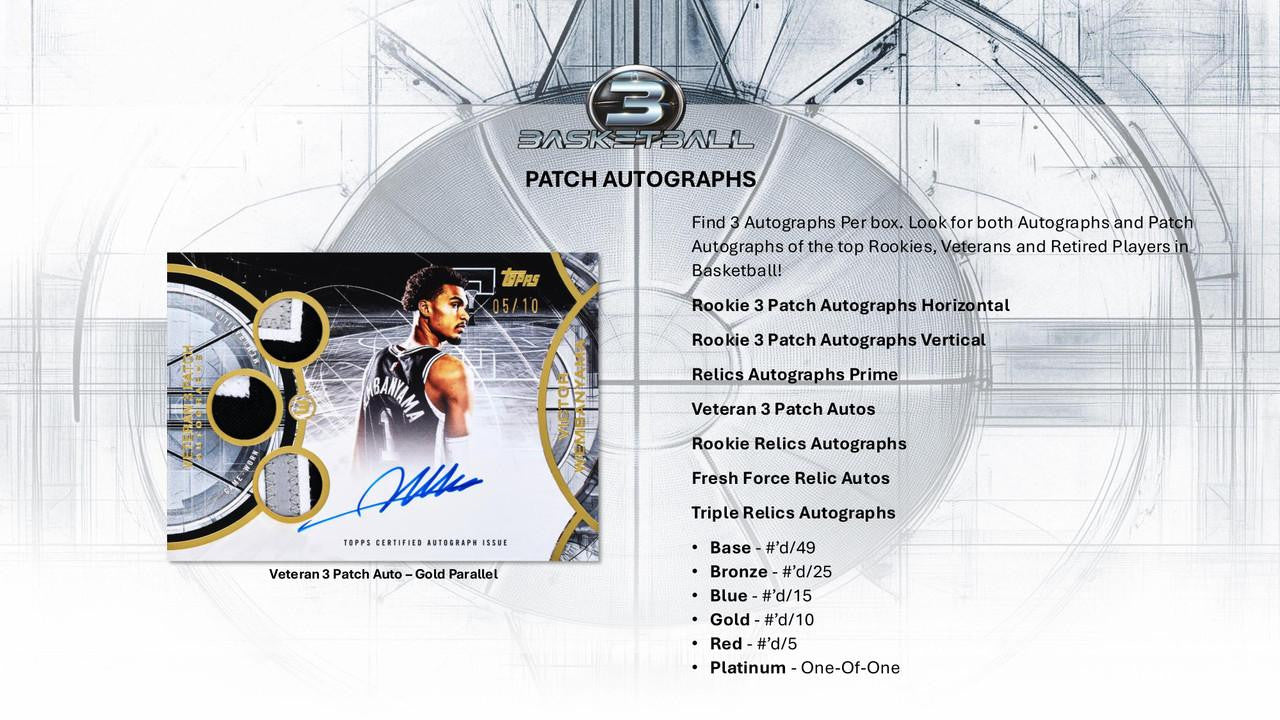 2025/26 Topps Three Basketball Hobby Case (4)