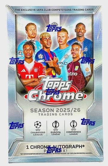 2025/26 Topps Chrome UEFA Club Competitions Soccer Hobby Box