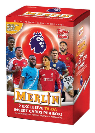 2025-26 Topps Merlin Premier League Soccer Blaster Box