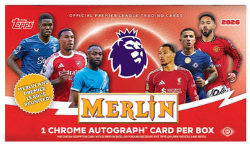 2025-26 Topps Merlin Premier League Soccer Hobby Box