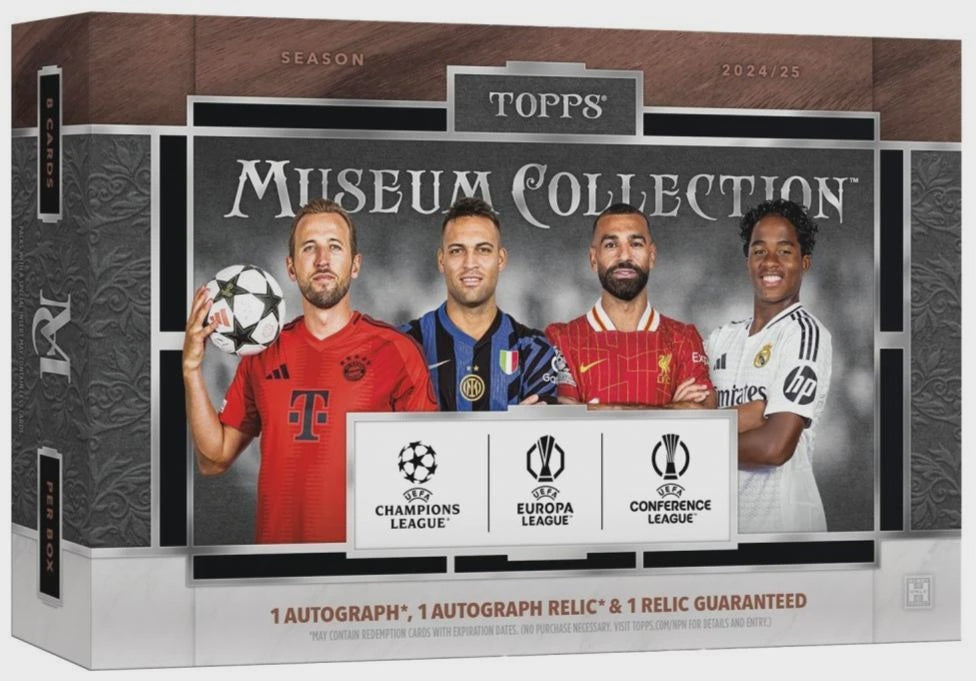 2025-26 Topps UEFA Club Competitions Museum Collection Soccer Hobby Box