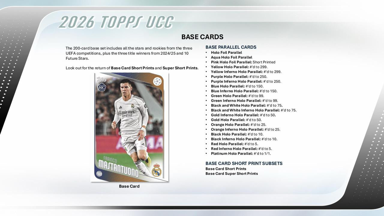 2025/26 Topps UEFA Club Competitions Flagship Soccer Blaster Box