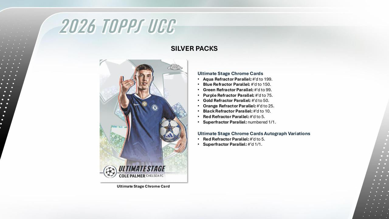 2025/26 Topps UEFA Club Competitions Soccer Hobby Box