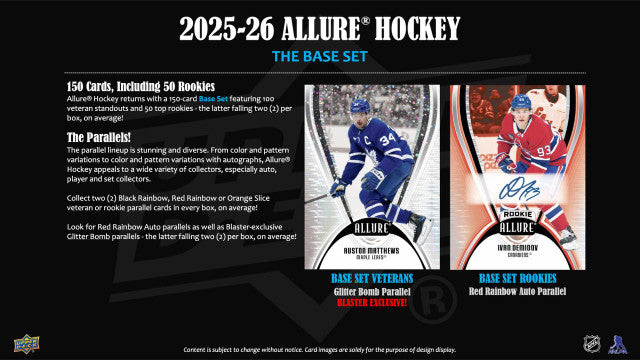 2025/26 Upper Deck Allure Hockey Blaster Box