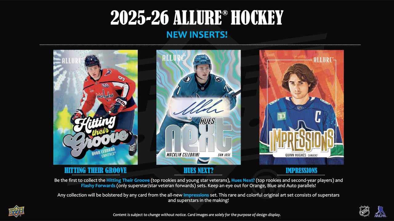 2025/26 Upper Deck Allure Hockey Blaster Box