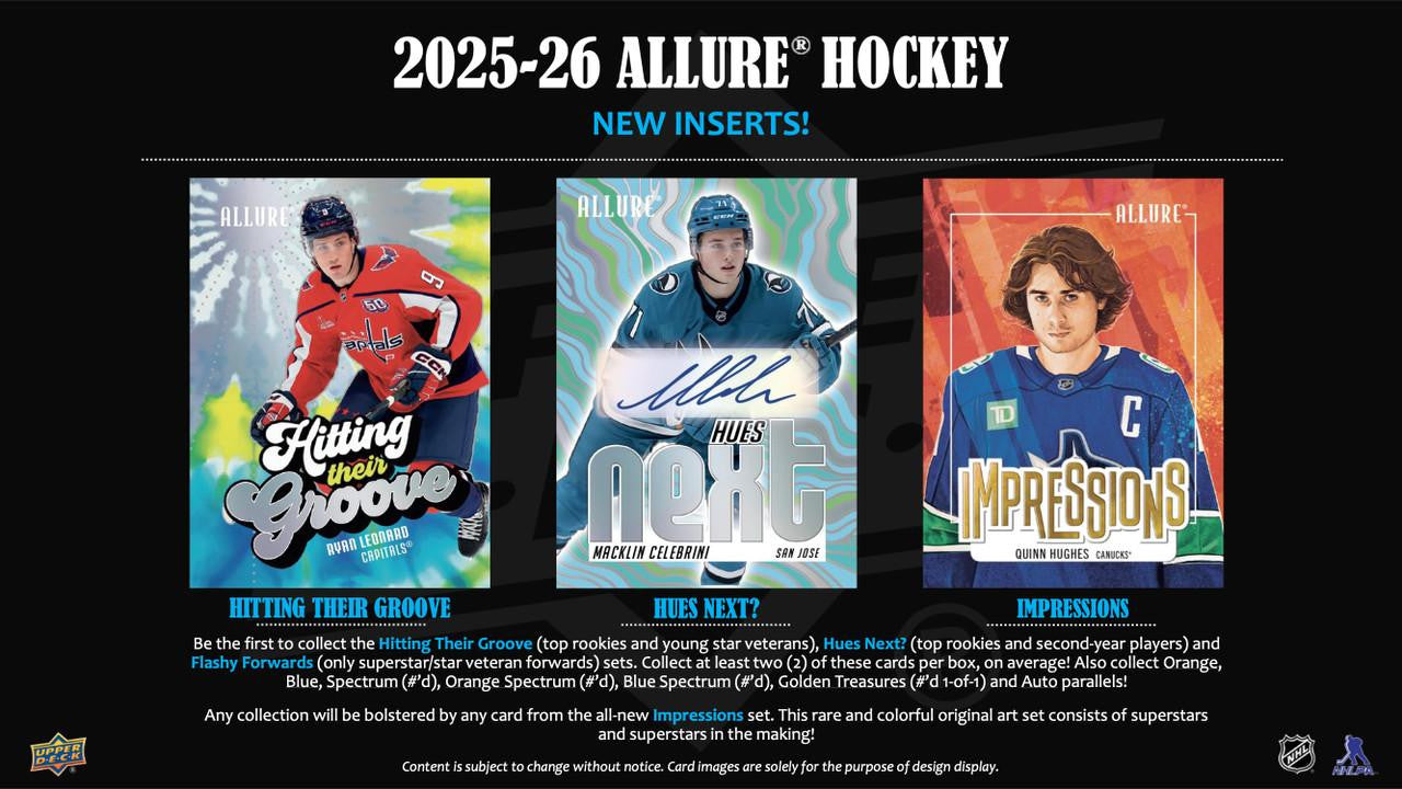 2025/26 Upper Deck Allure Hockey Hobby Box