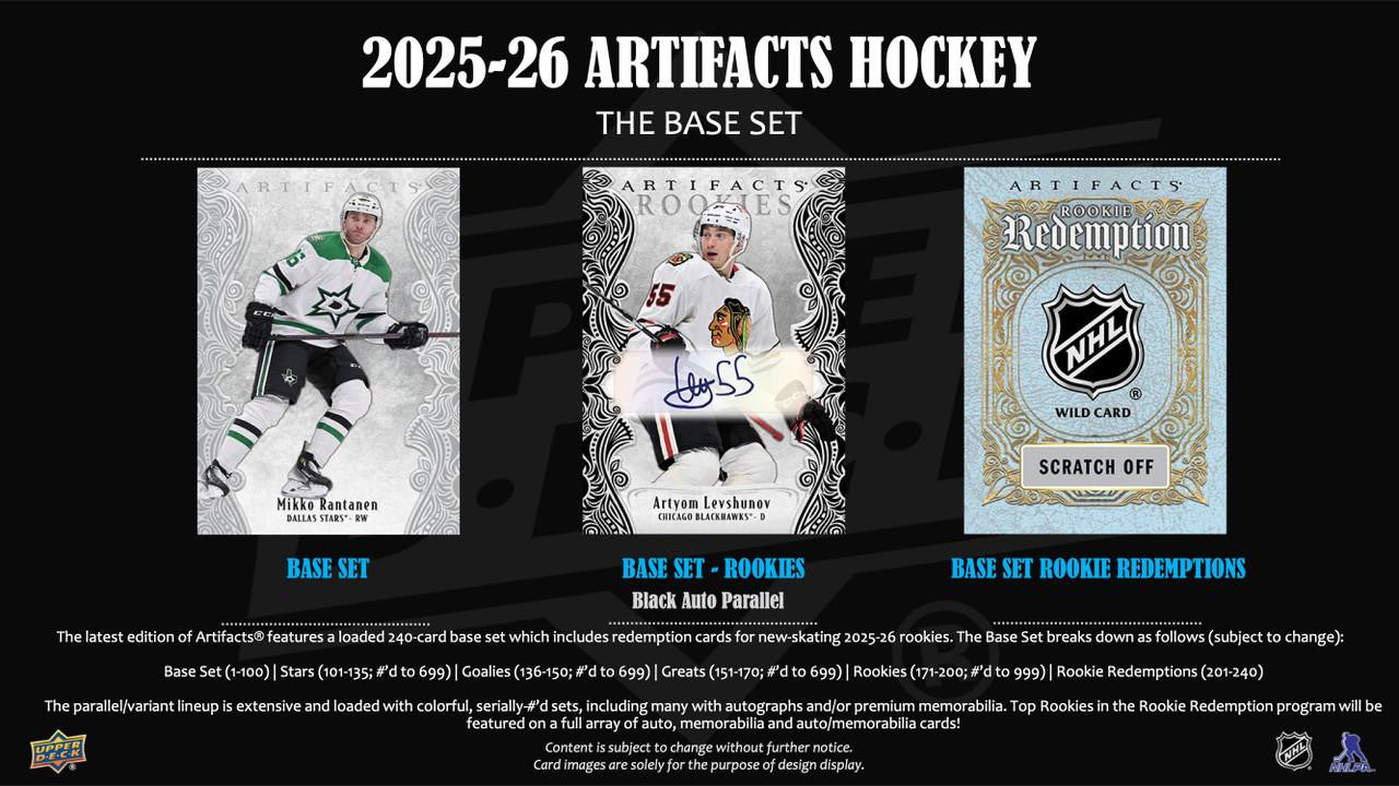2025-26 Upper Deck Artifacts Hockey Hobby Box