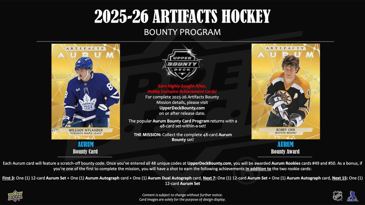 2025-26 Upper Deck Artifacts Hockey Hobby Box