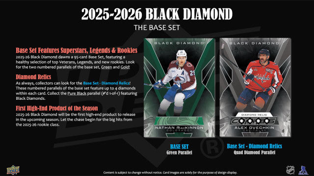 2025/26 Upper Deck Black Diamond Hockey Hobby Case (10)