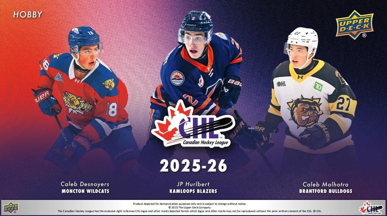 2025-26 Upper Deck CHL Hockey Hobby Box