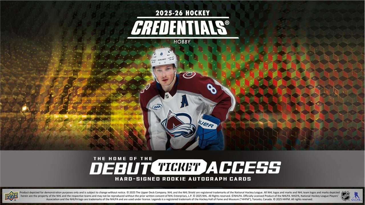 2025/26 Upper Deck Credentials Hockey Hobby Box