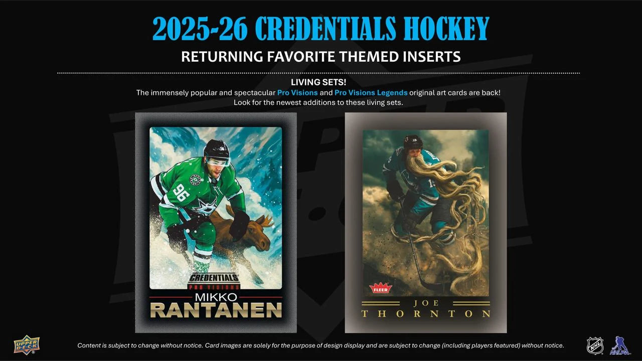 2025/26 Upper Deck Credentials Hockey Hobby Box