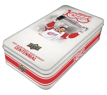 2025/26 Upper Deck Detroit Red Wings Centennial Hobby Box Tin