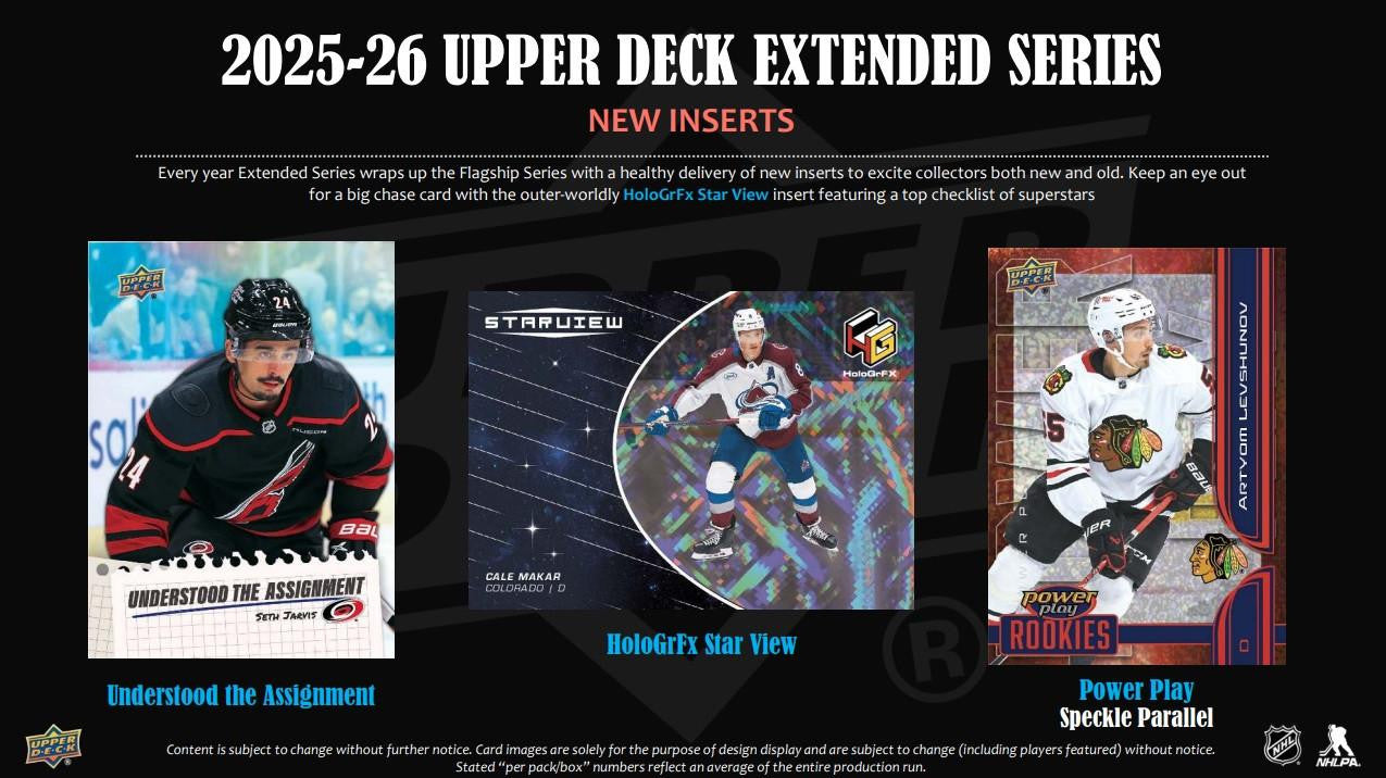 2025-26 Upper Deck Extended Series Hockey Blaster Box
