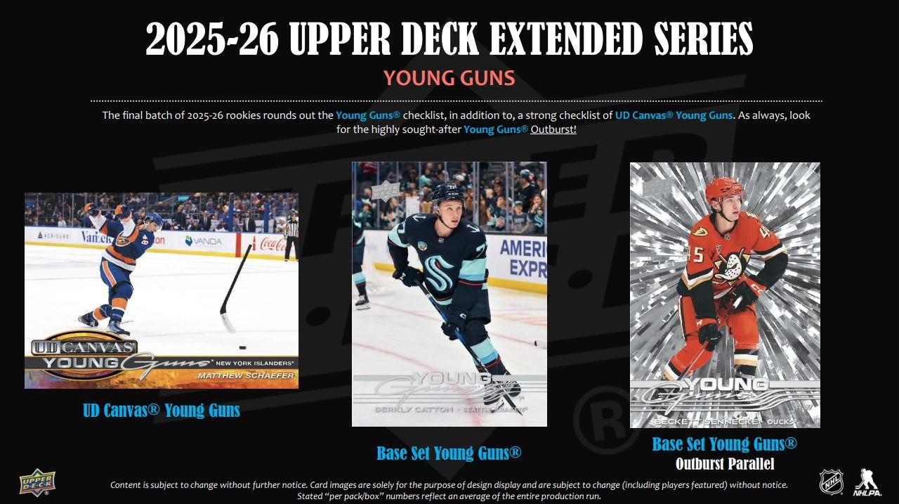 2025-26 Upper Deck Extended Series Hockey Blaster Box