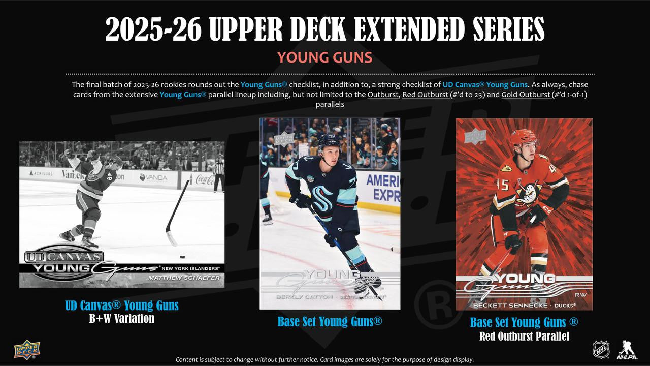 2025-26 Upper Deck Extended Series Hockey Hobby Box