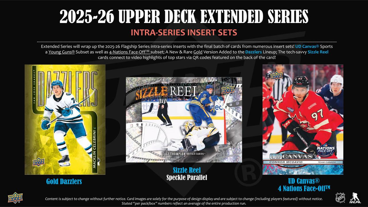 Upper Deck - Extended Series - NHL Hockey - 2025-26