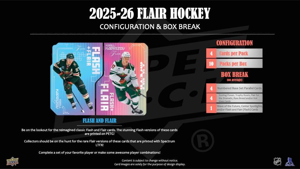 2025/26 Upper Deck Flair Hockey Hobby Box