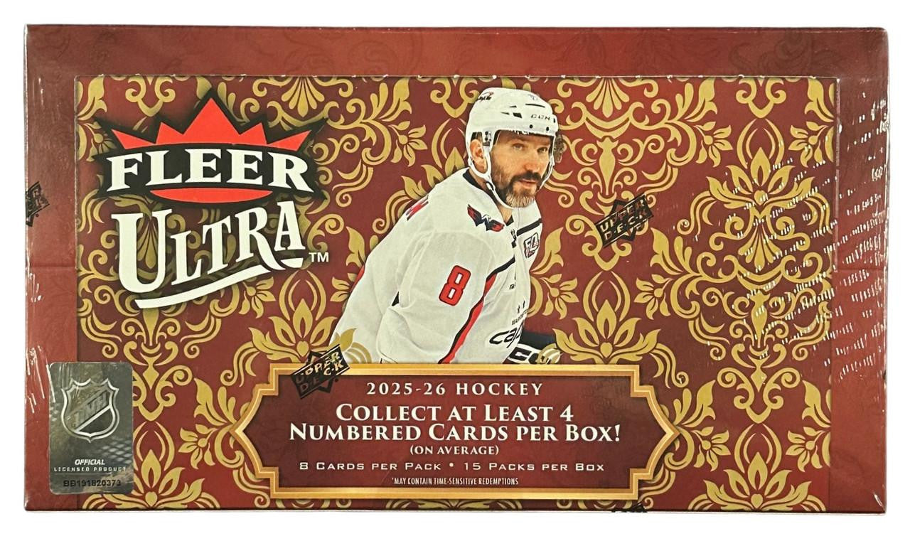 2025/26 Upper Deck Fleer Ultra Hockey Hobby Box