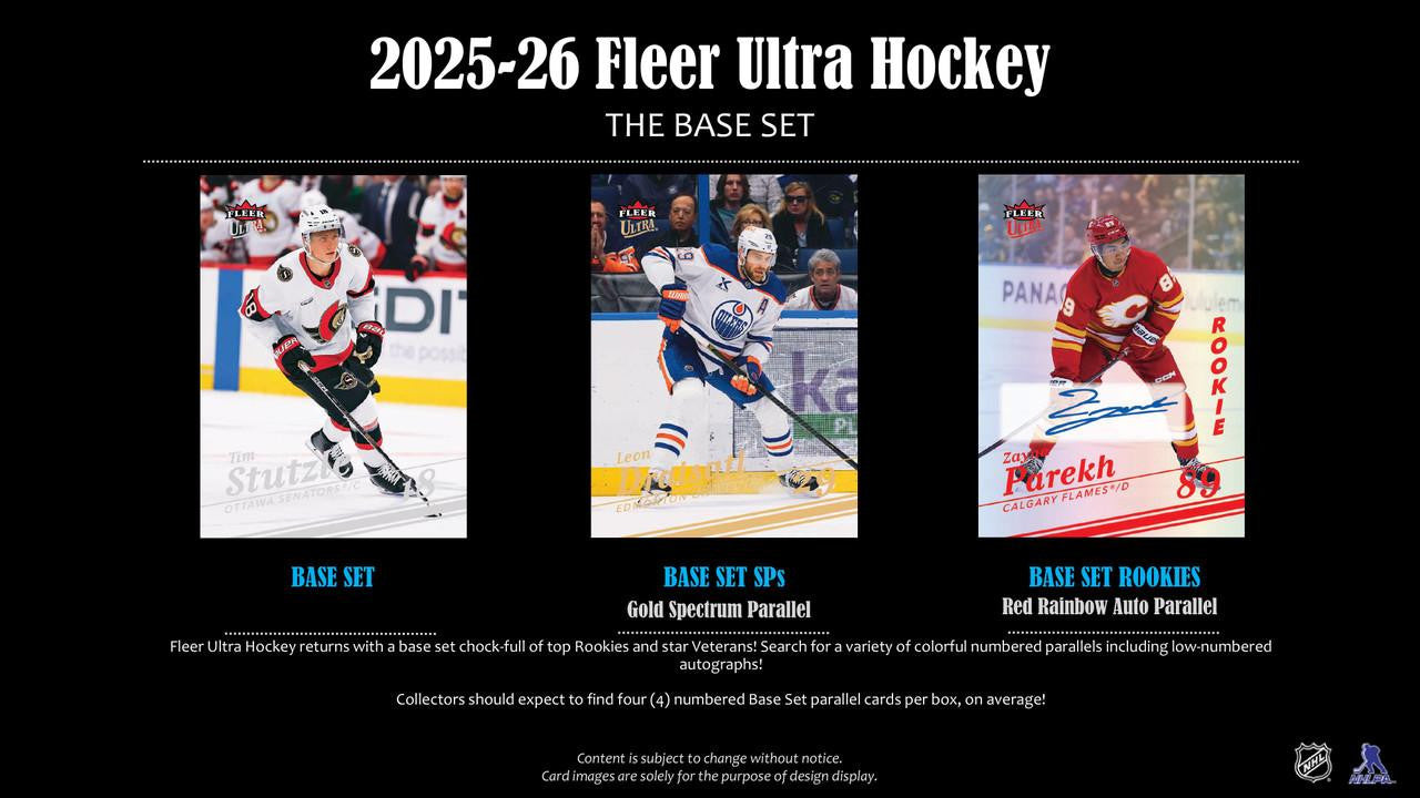 2025/26 Upper Deck Fleer Ultra Hockey Hobby Box